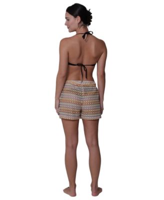 Women's Drawstring Pull-On Swim Shorts