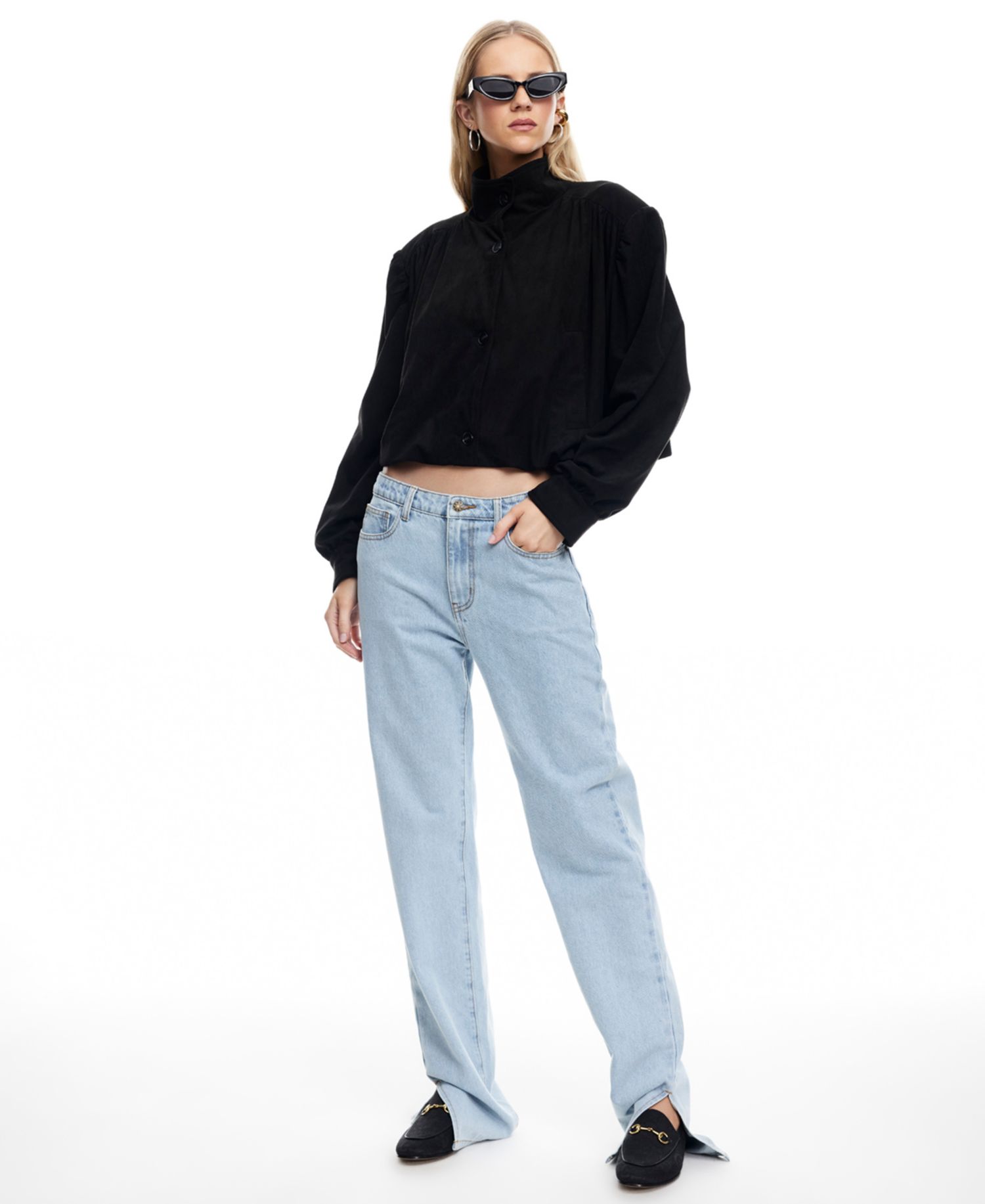 Women's Luminous High Neck Jacket