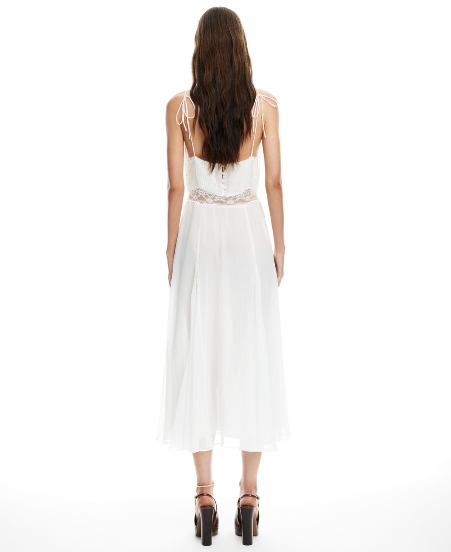 Women's Harmony Plunge Neck Midi Dress