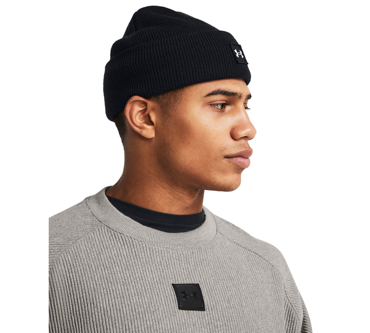 Under Armour Men's Halftime Shallow Beanie In Black