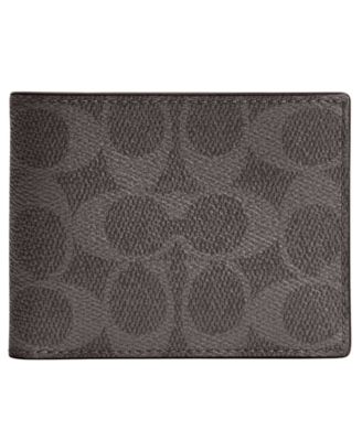 Men's Signature Canvas Slim Billfold Wallet