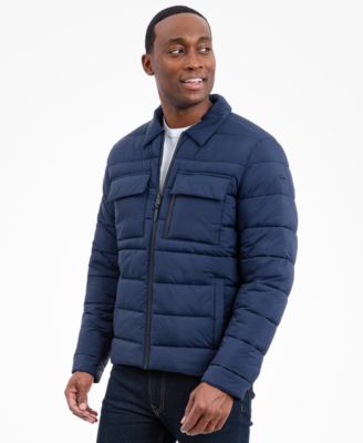Men's Quilted Shirt Jacket