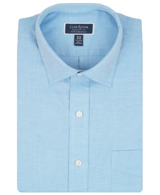 Men's Pinpoint Solid Dress Shirt