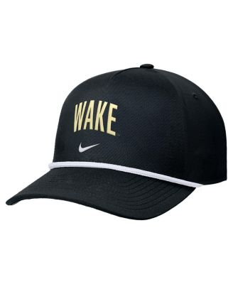 Men's Black Wake Forest Demon Deacons Rise Adjustable Hat