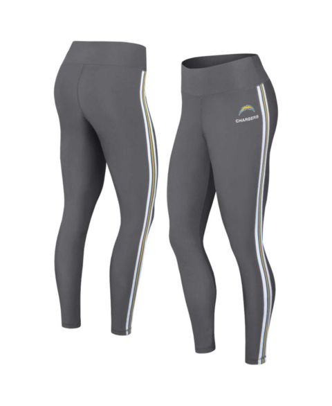 Женские леггинсы WEAR by Erin Andrews Charcoal Los Angeles Chargers Color Block
