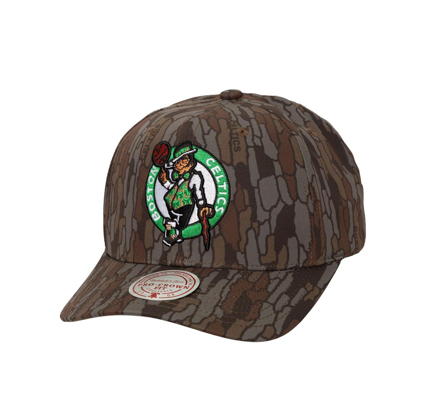 Men's Camo Boston Celtics Hidden Pro-Crown Adjustable Hat