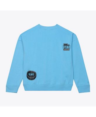 Women's Blue Utah Mammoth Crewneck Sweatshirt
