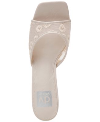 Women's Lennie Floral Lace Blade Heel Dress Sandals