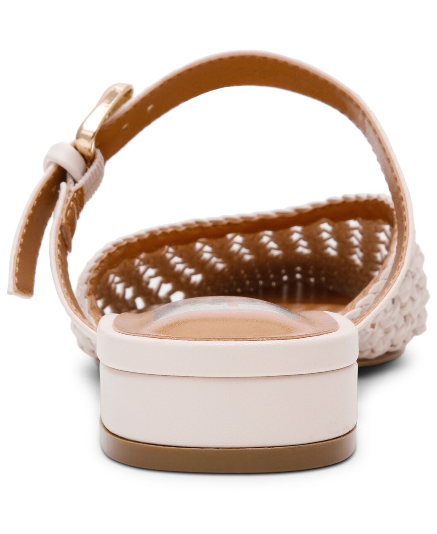 Женские сабо DV Dolce Vita Domainica Woven Buckle Flat Mules, цвет: Слоновая кость — фото 3