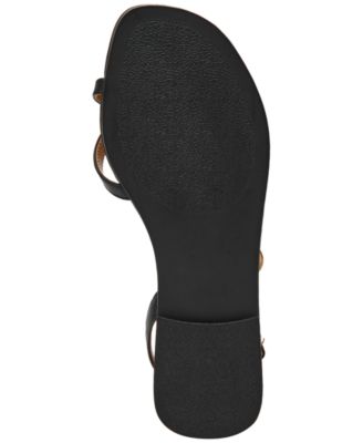 Women's Jetsy Embellished Jewelry Thong Asymmetrical Flat Sandals