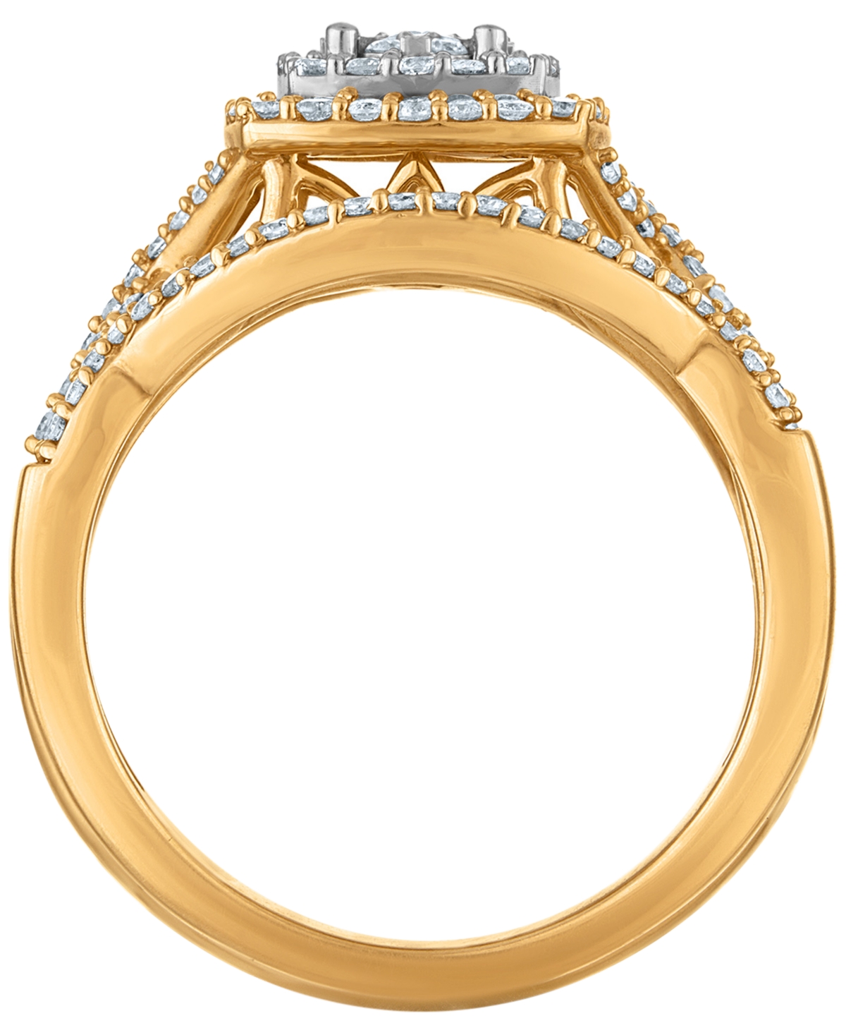 Macy's Diamond Ring (5/8 ct. t.w.) in 10k Yellow Gold