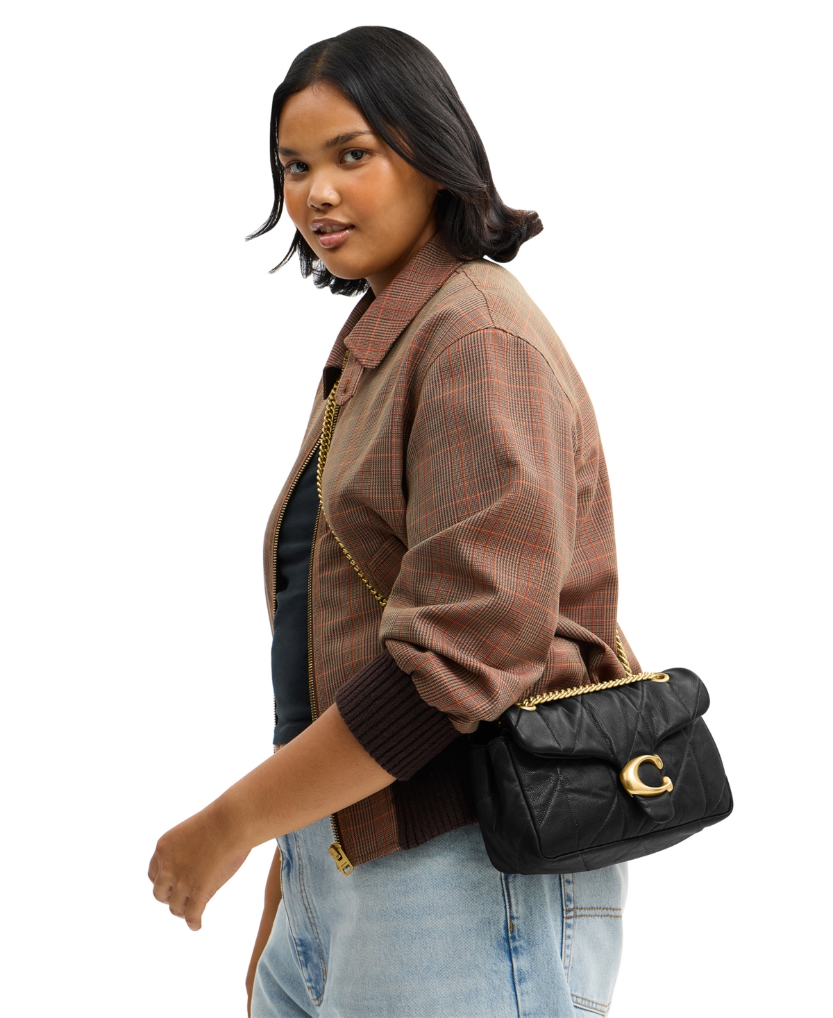 Coach Soft Quilted Tabby Leather Shoulder and Crossbody Bag