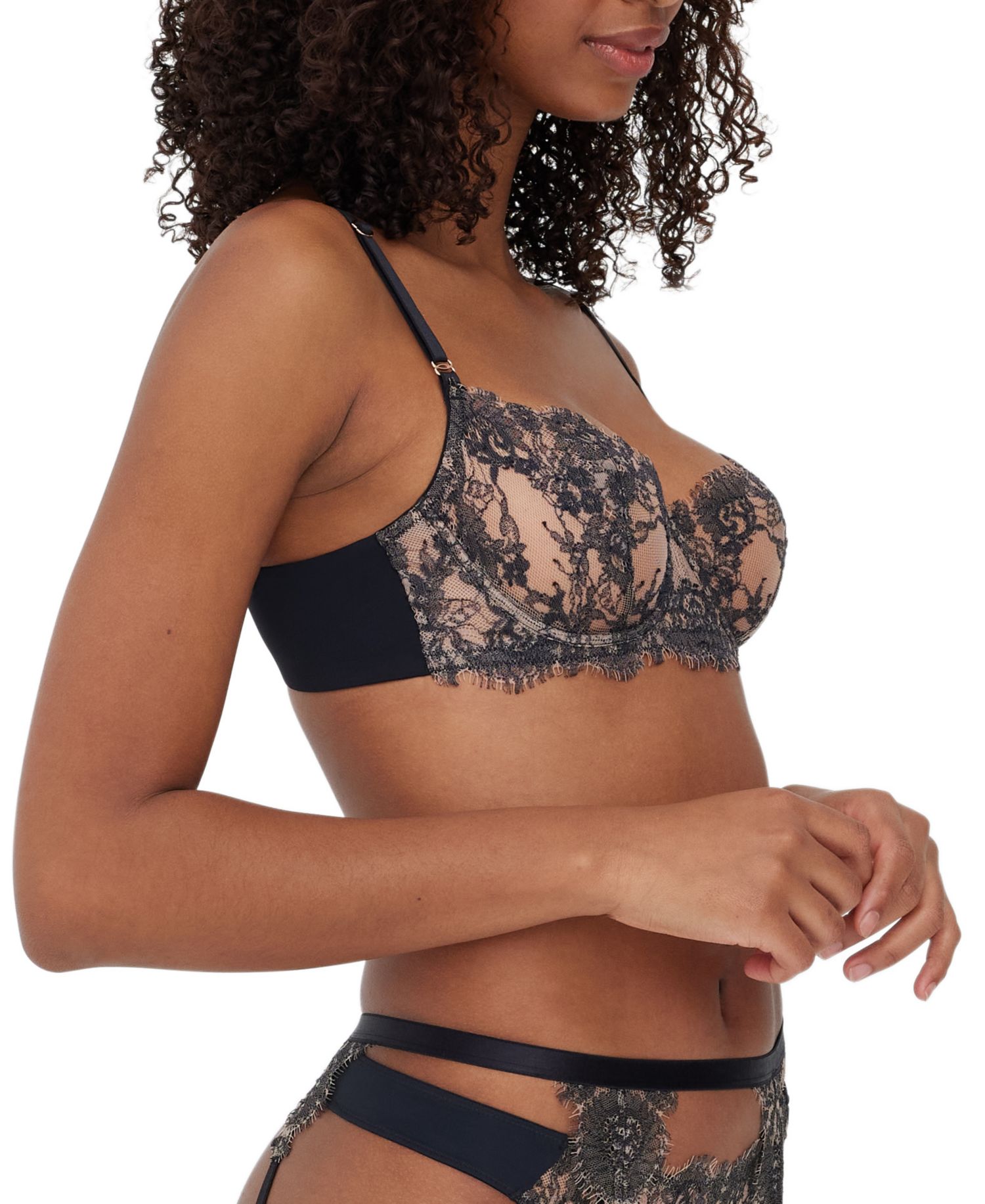 Women's Minx Lace Unlined Balconette Bra