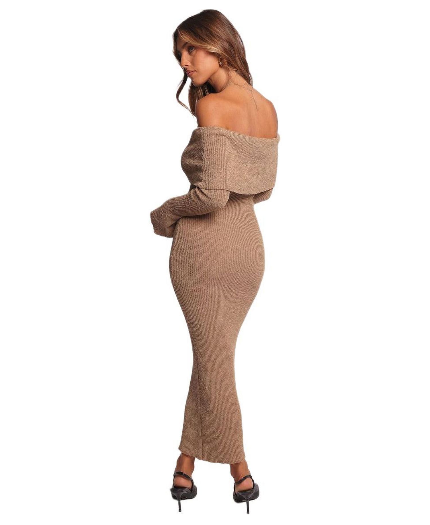Women's Domitia Off Shoulder Knit Dress