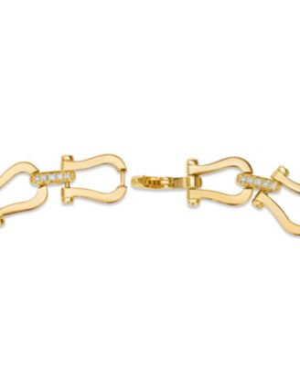 Nude Diamond (0.20 ct. t.w.) and Chocolate Diamond (0.19 ct. t.w.) Bracelet in 14k Honey Gold