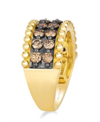Chocolate Diamond Ring (1.22 ct. t.w.) in 14k Honey Gold
