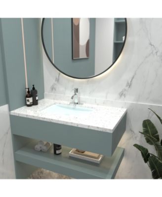 8-inch Single Hole Single-Handle Bathroom Faucet With Pop Up Drain in Polished Chrome