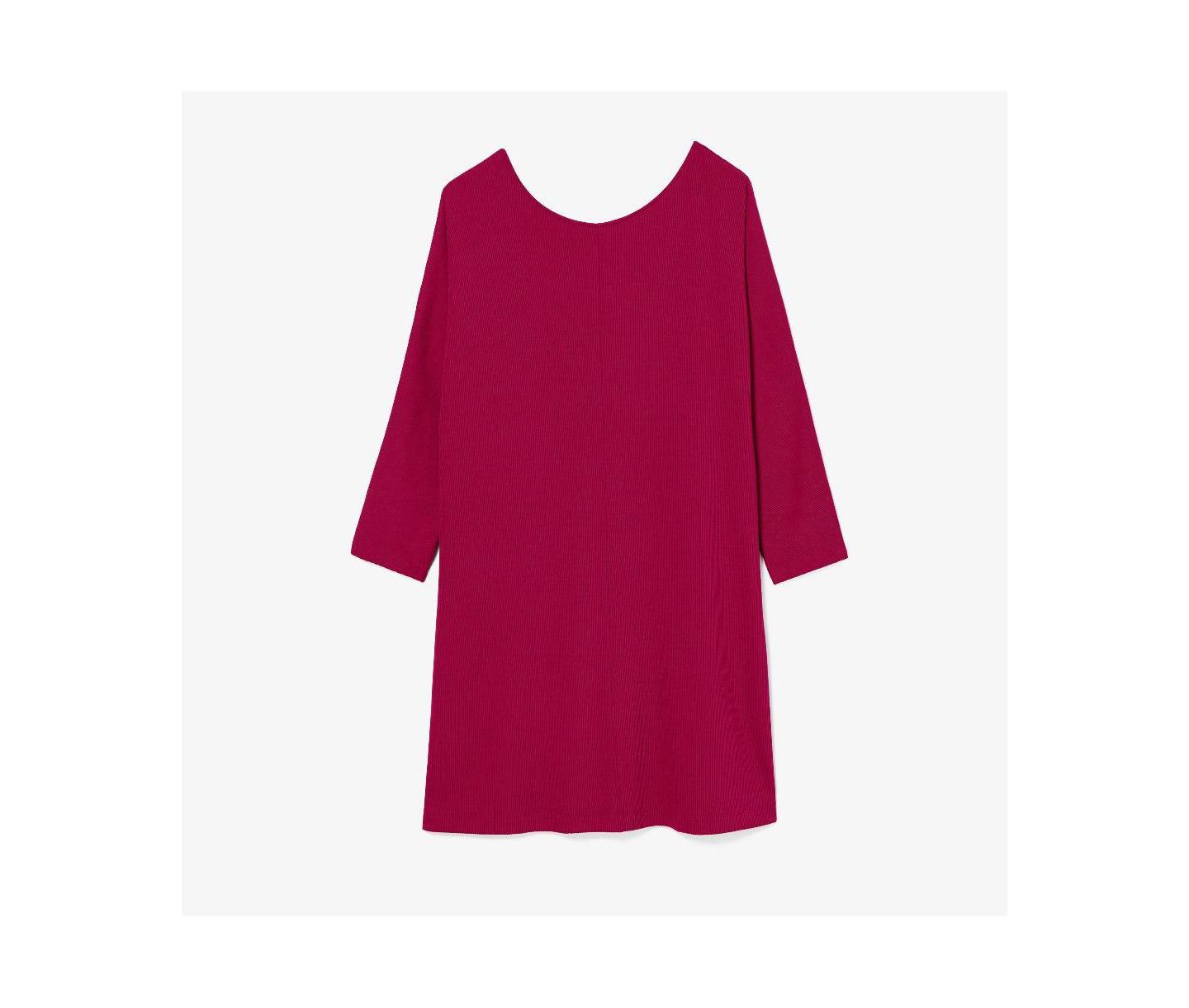Женское платье M.M.LaFleur Ivana Plush Pima Toss-On, цвет: Тёмный фуксия — фото 5