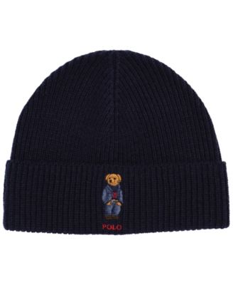 Polo Ralph Lauren - Men's Solid Denim Bear Beanie