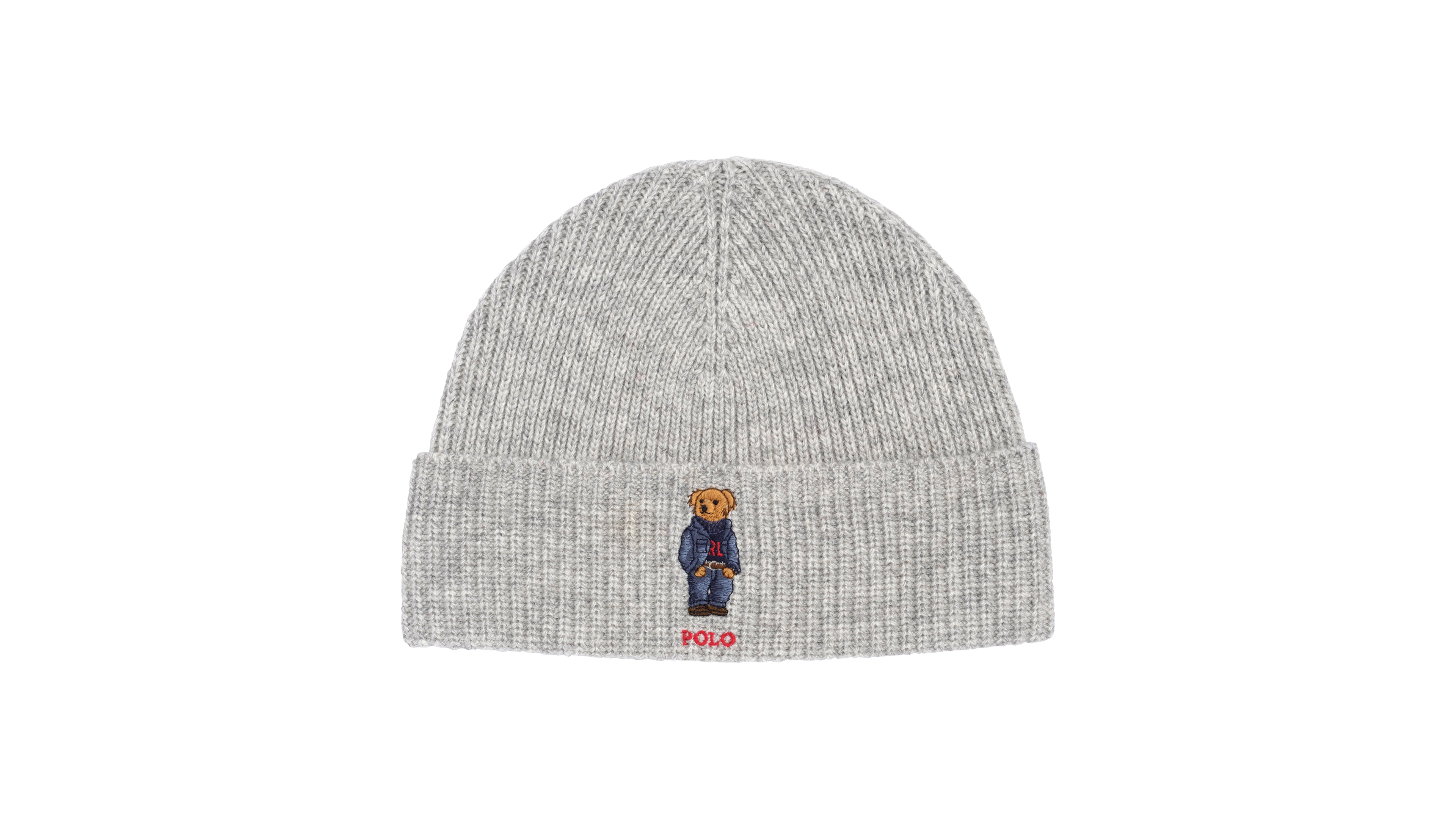 Polo Ralph Lauren Men's Solid Denim Bear Beanie
