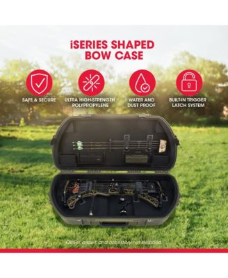 Hard Protective Storage Case, Archery Bow & Arrow iSeries Shaped Case, Green