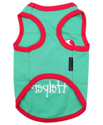 Parisian Pet Santa's Little Helper Holiday Dog T-Shirt