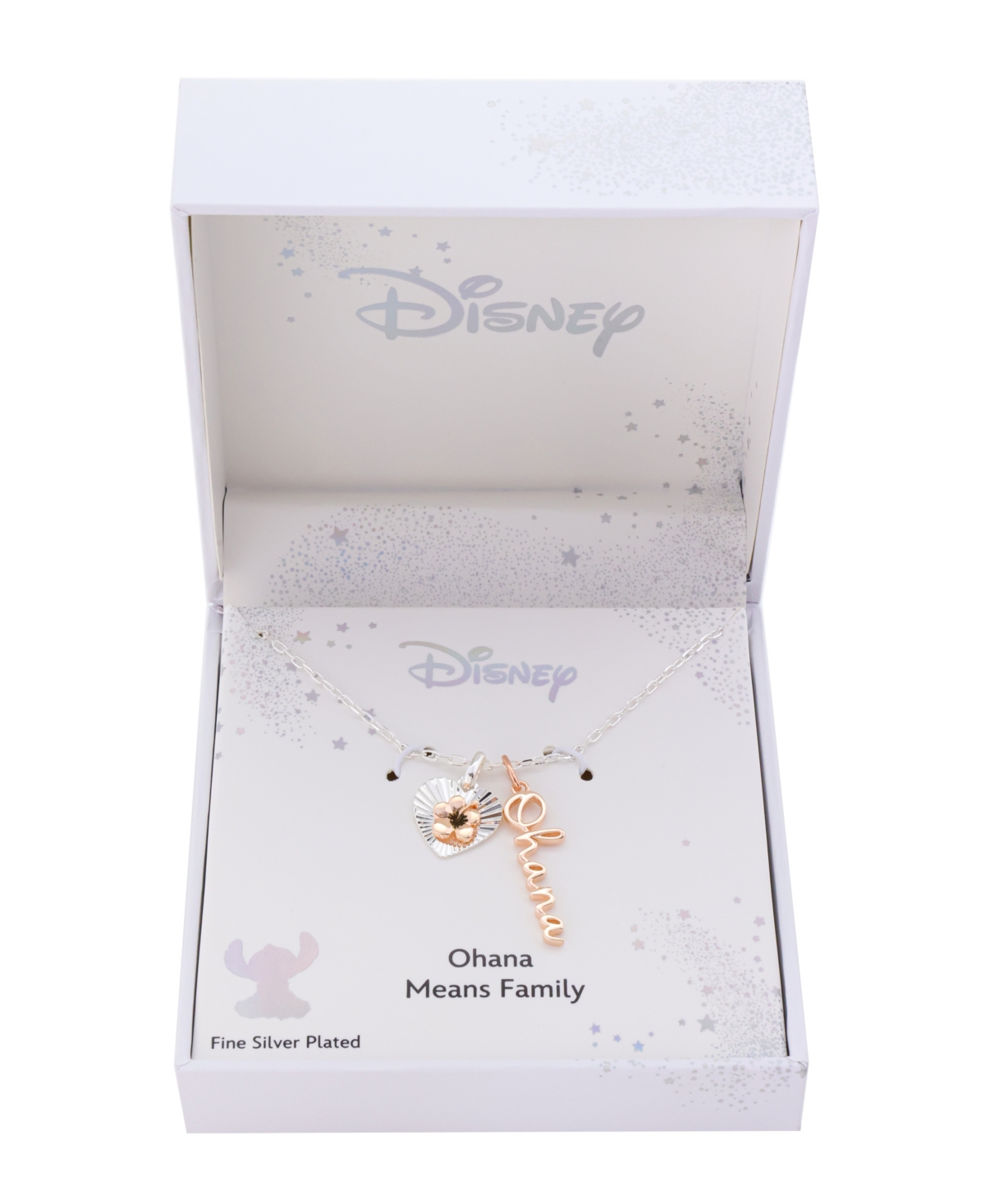 Disney Lilo and Stitch "Ohana" Pendant Necklace