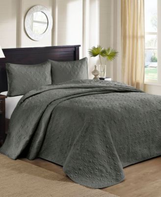 Quebec Quilted 3-Pc. Bedspread Set, Full
