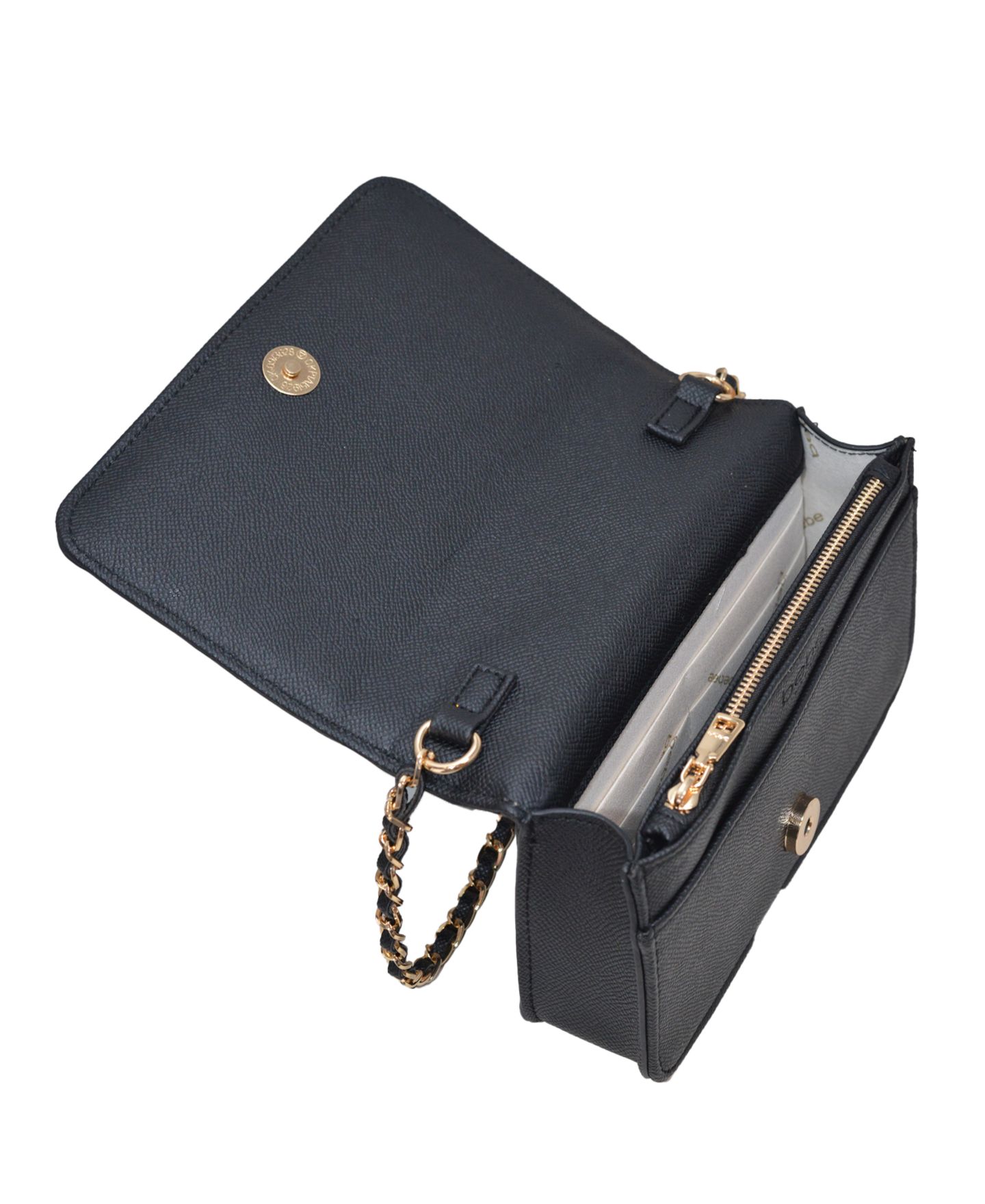 Женская сумка Bebe Katriel Mini Crossbody, цвет: Чёрный — фото 4