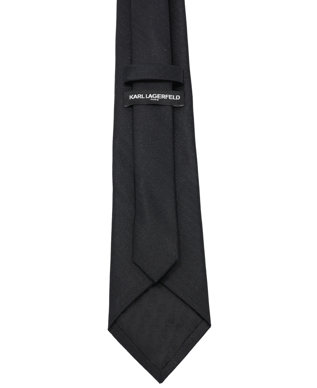 Karl Lagerfeld Paris Men's Sparkle Herringbone Pattern Classic Tie