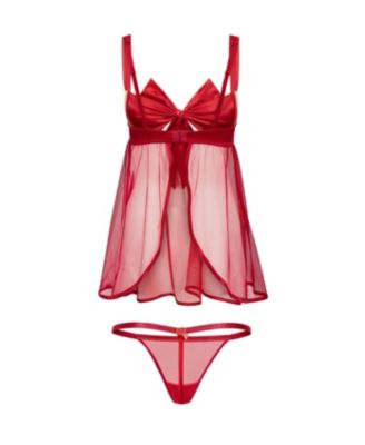 Women's Bessima Babydoll & G-String Set Lingerie