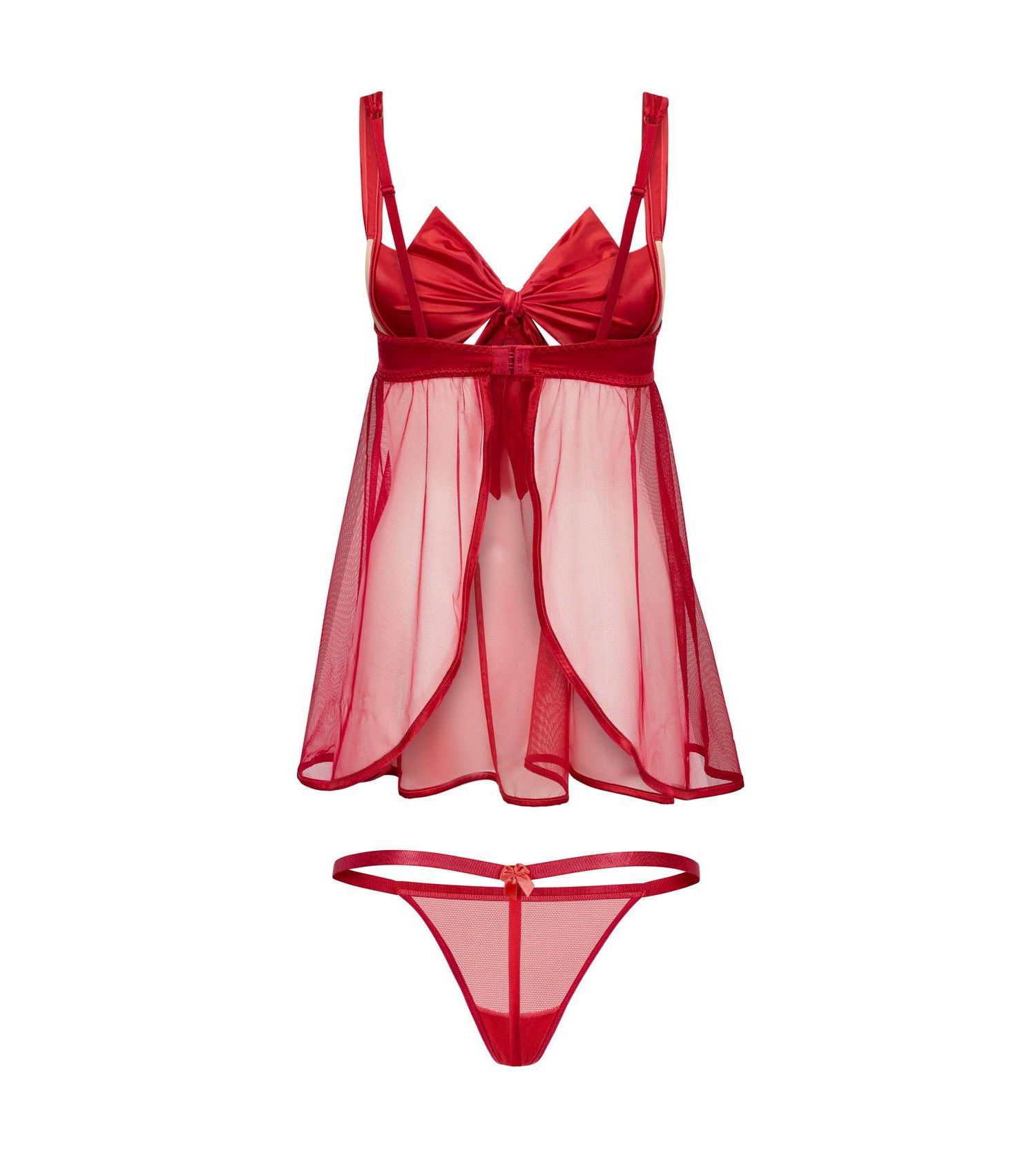Women's Bessima Babydoll and G-String Set Lingerie
