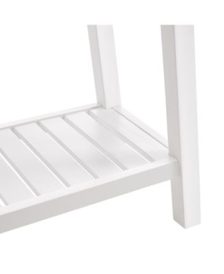 18" Wood Dorset Bench Stool