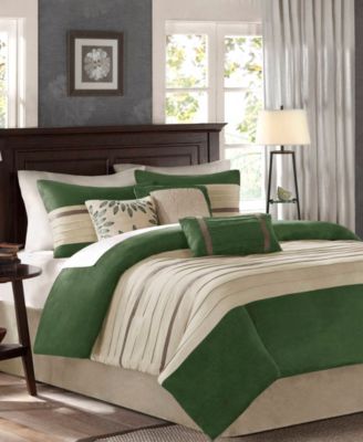 Palmer Faux-Suede7-Pc. Comforter Set, Queen