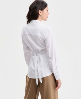 Women's Sculpted Button-Up Shirt, Macy's Exclusive