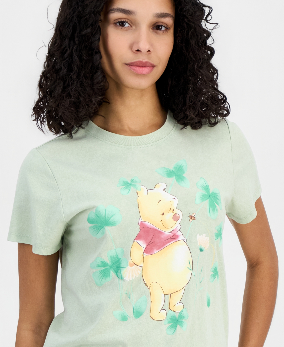 Winnie the Pooh Juniors' St Patty's Day Short-Sleeve T-Shirt