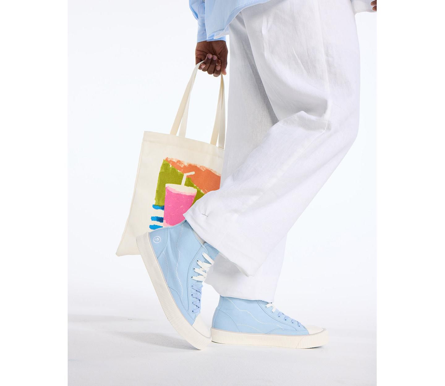 Мужские кроссовки FRESHY Canvas Vulcan, цвет: Небесно-голубой — фото 9