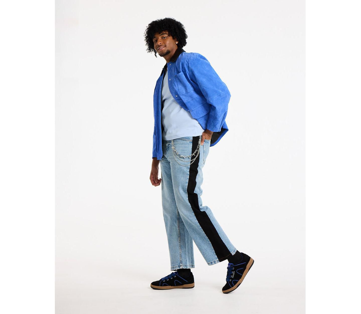 Мужские кроссовки FRESHY Steezy Nites, цвет: Чёрный / Синий — фото 4