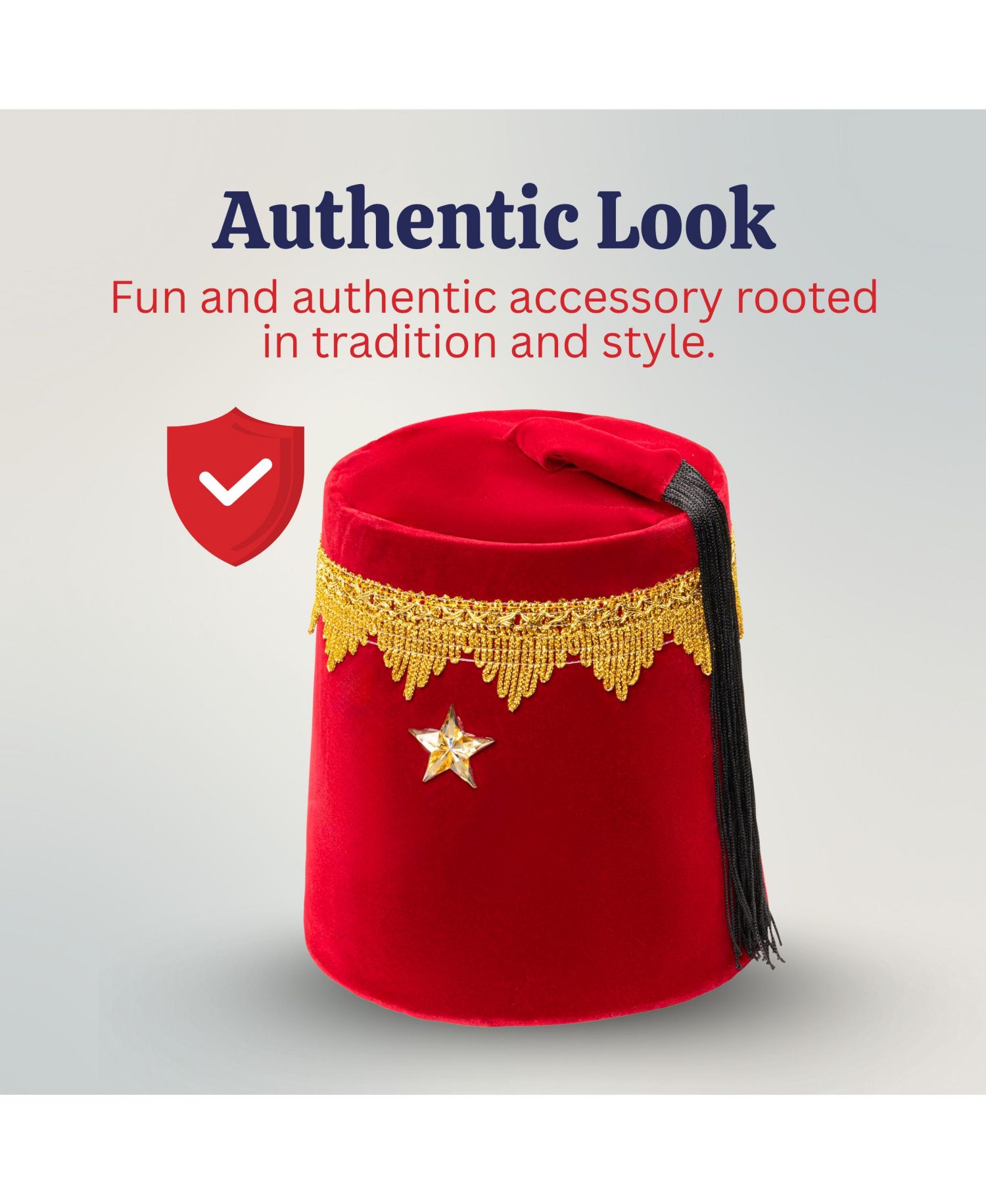 Red Tarboosh Hat