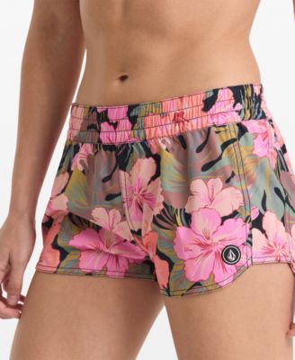 Women's Island Time Floral Print Board Shorts