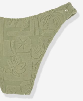 Women's Palmcation Textured V Swim Bottoms