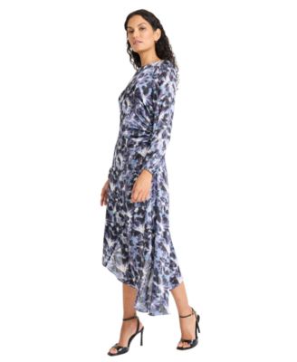 Women's Long-Sleeve Floral Dress