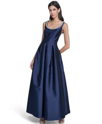 Eliza J - Women's Sleeveless Scoop Neck Ball Gown