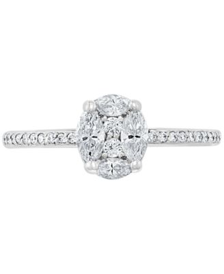 Diamond Ring (3/8 ct. t.w.) in 14k White Gold