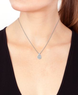 Diamond Pendant Necklace (3/4 ct. t.w.) in 14k White Gold