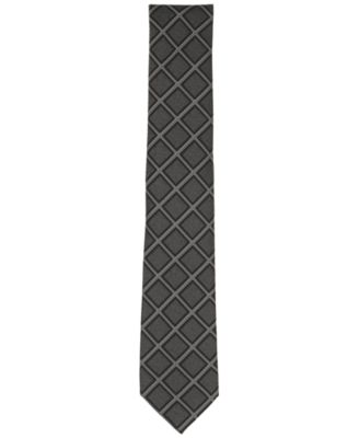 Men's Oakmont Grid Slim Tie, Macy's Exclusive