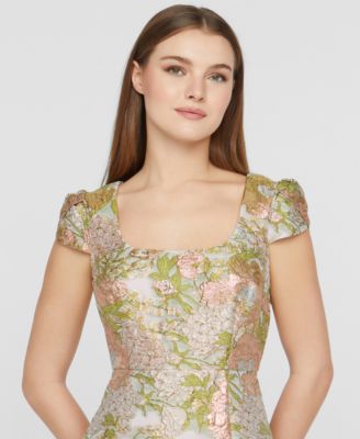 Women's Ruthanne Tulip-Petal-Sleeve Ankle Gown