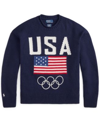 Team USA Wool-Blend Roll-Neck Sweater