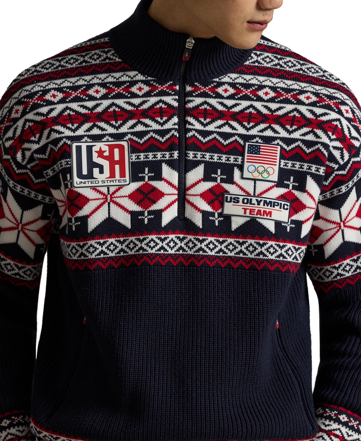 Polo Ralph Lauren Men's Winter Quarter-Zip Sweater