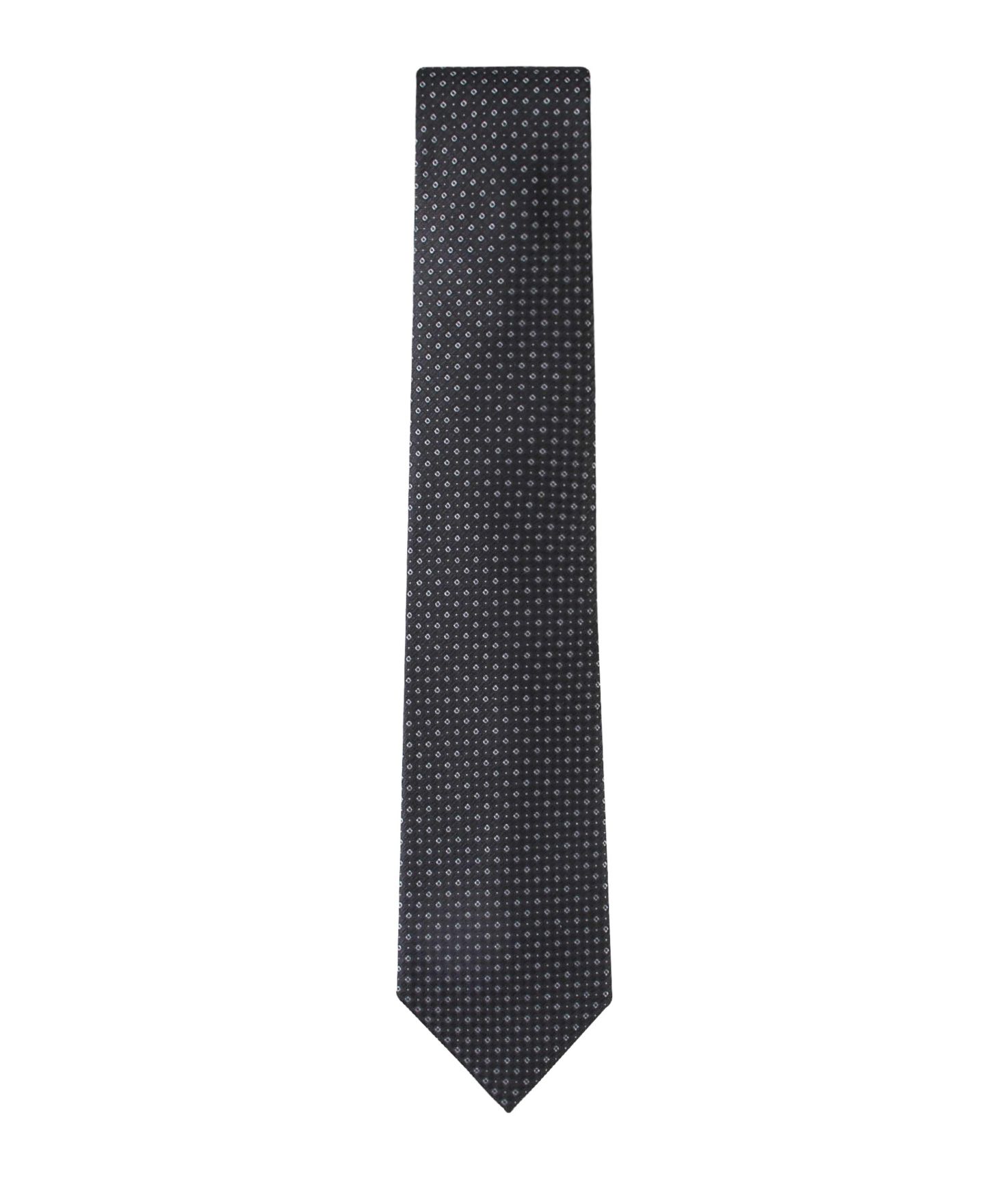 Мужской галстук Tommy Hilfiger Peyton Neat Pattern Tie, цвет: Чёрный — фото 2